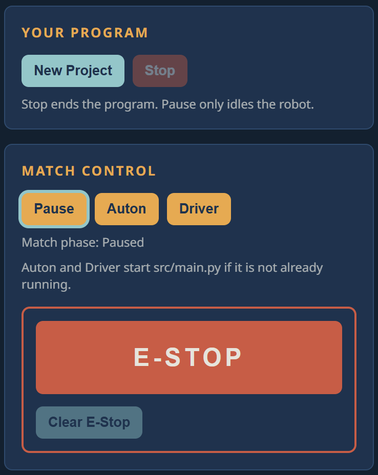 The New Project button in the Your Program card.